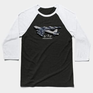 B52 Stratofortress American Bomber Baseball T-Shirt